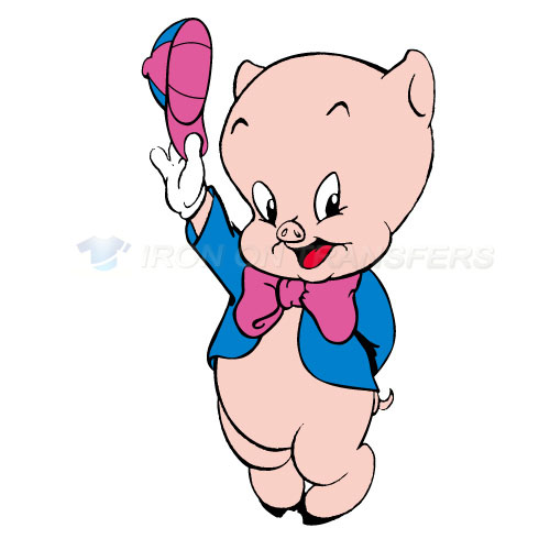 Porky Pig Iron-on Stickers (Heat Transfers)NO.685